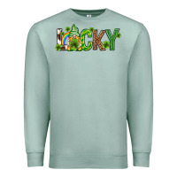 Seafoam Love horseshoe St. Patrick's Day Premium Sweatshirt - Neo Western