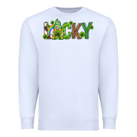 White Love horseshoe St. Patrick's Day Premium Sweatshirt - Neo Western