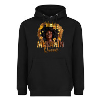 Black melanin queen Heavyweight Hoodie - Zillion Design Studio