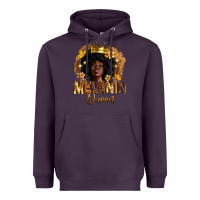 Plum melanin queen Heavyweight Hoodie - Zillion Design Studio