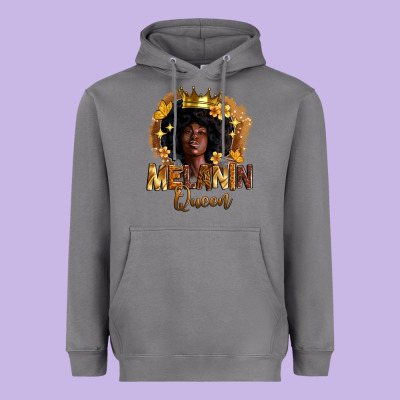 Melanin Queen Heavyweight Hoodie Designed By Zillion Design Studio