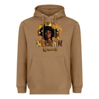 Toasted Coconut melanin queen Heavyweight Hoodie - Zillion Design Studio