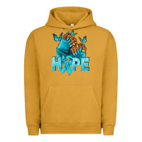 Pigment Peanut Butter hope tealribbonovarian cancer nails Urban Hoodie - NancyCooperArtShop