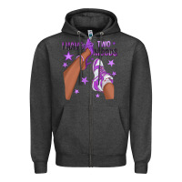 Charcoal Heather Purple I Have Two Moods Afro Girl Sneakers Zipper Hoodie - texasbilliewilder