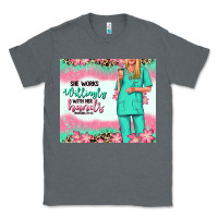 She Works Willingly With Her Hands Blonde Nurse Classic Tee | Teevron
