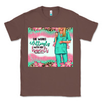 Chestnut she works willingly with her hands blonde nurse Classic Tee - RanaPortraitStore