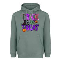 Sage Trick or Treat Heavyweight Hoodie - texasbilliewilder