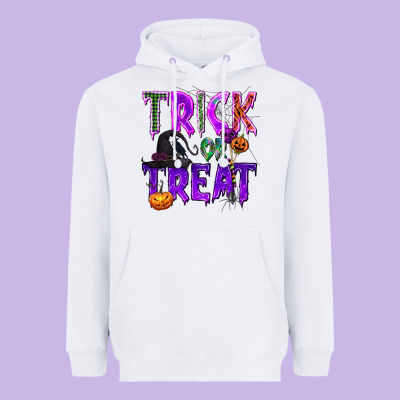 Trick Or Treat Heavyweight Hoodie Designed By Texasbilliewilder