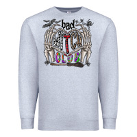 Heather Grey bad witch club Premium Sweatshirt - CowhideDigitalArt