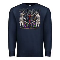 Navy bad witch club Premium Sweatshirt - CowhideDigitalArt