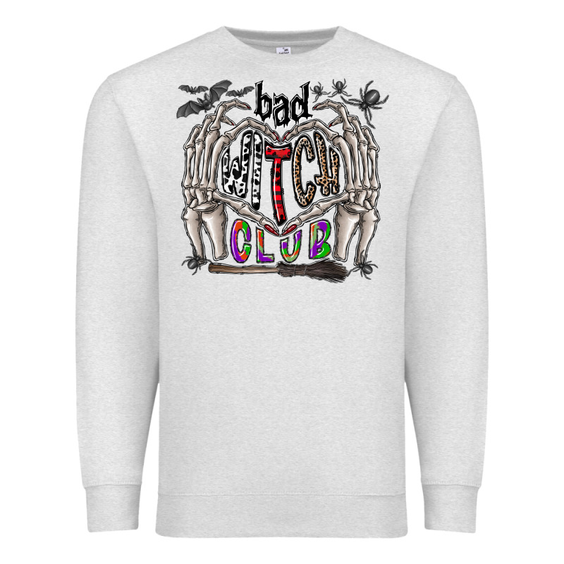 Bad Witch Club Premium Sweatshirt by CowhideDigitalArt | Teevron