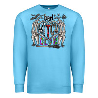 Ocean Blue bad witch club Premium Sweatshirt - CowhideDigitalArt