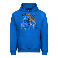 Cobalt hope blueribboncolon cancer nails Urban Hoodie - NancyCooperArtShop