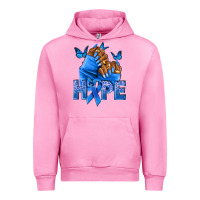 Hope Blueribboncolon Cancer Nails Urban Hoodie | Teevron