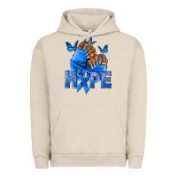 Pigment French Oak hope blueribboncolon cancer nails Urban Hoodie - NancyCooperArtShop