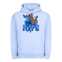 Pigment Grape Ice hope blueribboncolon cancer nails Urban Hoodie - NancyCooperArtShop