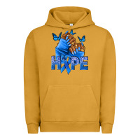 Pigment Peanut Butter hope blueribboncolon cancer nails Urban Hoodie - NancyCooperArtShop