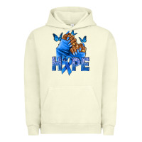 Pigment Pistachio hope blueribboncolon cancer nails Urban Hoodie - NancyCooperArtShop
