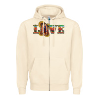 Sandshell Love Lady Of Guadalupe Zipper Hoodie - RanaPortraitStore