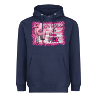 Navy in october we wear pink pig Heavyweight Hoodie - RanaPortraitStore