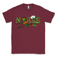 Burgundy st patricks day nurse Classic Tee - RanaPortraitStore