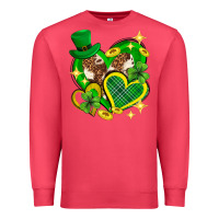 Cardinal St. Patrick's Day lucky heart Premium Sweatshirt - Neo Western