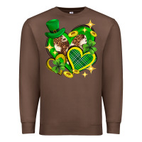 Chestnut St. Patrick's Day lucky heart Premium Sweatshirt - Neo Western