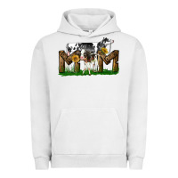 Pigment Lunar Rock Western Holstein Cow And Baby Cow Mom Urban Hoodie - LillyAllenDesigns