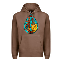 Chestnut Fall Teardrop Premium Hoodie - LillyAllenDesigns
