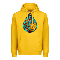 Lemon Fall Teardrop Premium Hoodie - LillyAllenDesigns