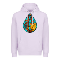 Lilac Fall Teardrop Premium Hoodie - LillyAllenDesigns