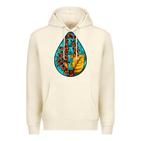 Sandshell Fall Teardrop Premium Hoodie - LillyAllenDesigns