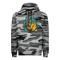 Slate Camo Fall Teardrop Premium Hoodie - LillyAllenDesigns