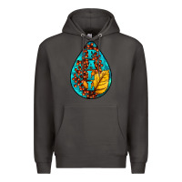 Smoke Fall Teardrop Premium Hoodie - LillyAllenDesigns