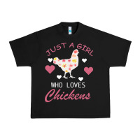 Just A Girl Who Love Chickens Urban Heavy Tee | Teevron