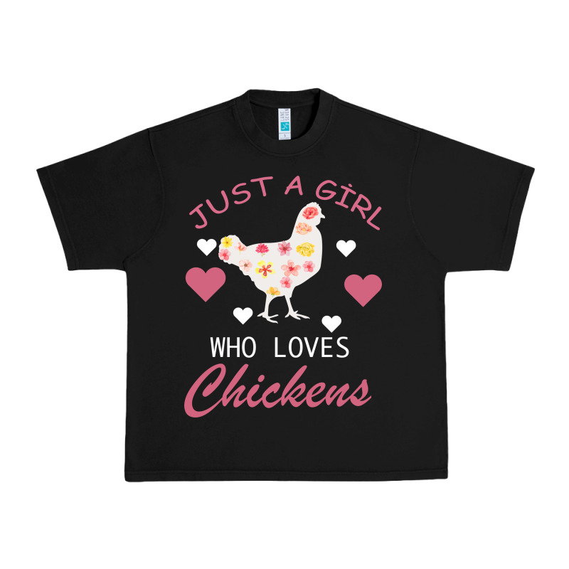 Just A Girl Who Love Chickens Urban Heavy Tee by Bettercallsaul | Teevron