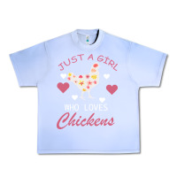 Grape Ice Just A Girl Who Love Chickens Urban Heavy Tee - Bettercallsaul