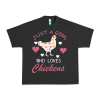 Pigment Black Just A Girl Who Love Chickens Urban Heavy Tee - Bettercallsaul