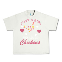 Pistachio Just A Girl Who Love Chickens Urban Heavy Tee - Bettercallsaul