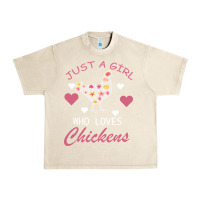 Sandshell Just A Girl Who Love Chickens Urban Heavy Tee - Bettercallsaul