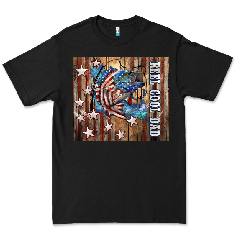 Western Reel Cool Dad American Premium Tee by LillyAllenDesigns | Teevron