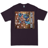 Plum Western Reel Cool Dad American Premium Tee - LillyAllenDesigns