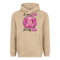 Mushroom i wear pink for my mom pig Heavyweight Hoodie - RanaPortraitStore