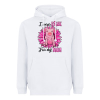 White i wear pink for my mom pig Heavyweight Hoodie - RanaPortraitStore