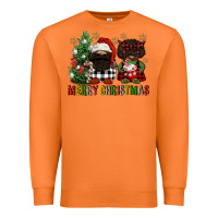 Merry Christmas Buffalo Afro Gnomies Premium Sweatshirt | Teevron