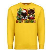 Lemon merry christmas buffalo afro gnomies Premium Sweatshirt - FaDigitalArtStudio