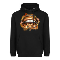Black melanin lips Heavyweight Hoodie - Zillion Design Studio