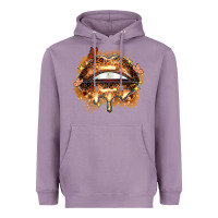 Lavender melanin lips Heavyweight Hoodie - Zillion Design Studio