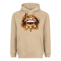 Mushroom melanin lips Heavyweight Hoodie - Zillion Design Studio