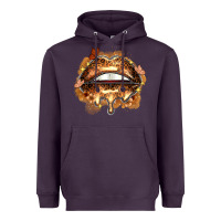 Plum melanin lips Heavyweight Hoodie - Zillion Design Studio